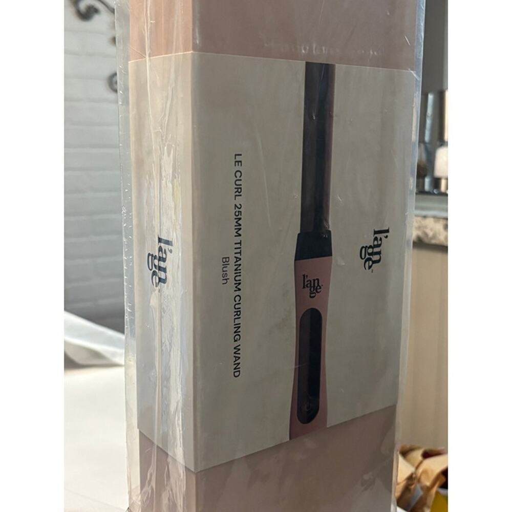 Lange Le Curl 25MM Titanium Curling Wand - Blush